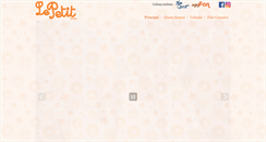 Desktop Screenshot of lepetit.com.br